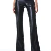 Alice and Olivia TEENY VEGAN LEATHER SIDE SLIT PANT *FEATURED SHOPS | FEATURED SHOPS | CLOTHING