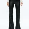 Alice and Olivia TINA VEGAN LEATHER SPLIT HEM PANT BLACK*FEATURED SHOPS | FEATURED SHOPS | FEATURED SHOPS | FEATURED SHOPS | CLOTHING