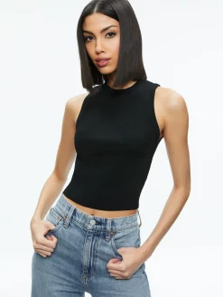 Alice and Olivia TONITA RIBBED TANK *FEATURED SHOPS | CLOTHING