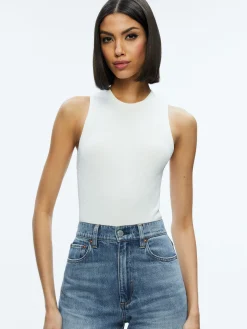 Alice and Olivia TONITA RIBBED TANK *FEATURED SHOPS | FEATURED SHOPS | CLOTHING | CLOTHING