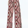 Alice and Olivia TRISH MID RISE BAGGY JEAN DREAM HOME BRIGHT RUBY*FEATURED SHOPS | CLOTHING | CLOTHING