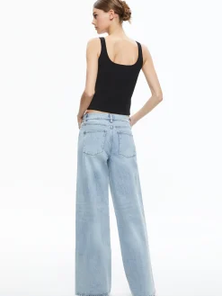 Alice and Olivia TRISH MID RISE BAGGY JEAN *FEATURED SHOPS | CLOTHING | CLOTHING