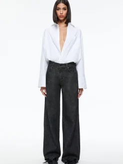 Alice and Olivia TRISH MID RISE BAGGY JEAN *FEATURED SHOPS | CLOTHING | CLOTHING