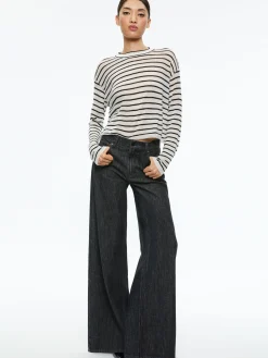 Alice and Olivia TRISH MID RISE BAGGY JEAN *FEATURED SHOPS | CLOTHING | CLOTHING