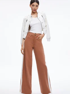 Alice and Olivia TRISH SIDE STRIPE JEAN CAMEL*FEATURED SHOPS | CLOTHING | CLOTHING