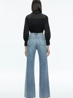 Alice and Olivia TRUDY CROPPED BUTTON DOWN *FEATURED SHOPS | CLOTHING