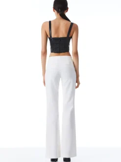 Alice and Olivia WALKER SLIM FRONT SLIT PANTS *FEATURED SHOPS | FEATURED SHOPS | CLOTHING