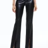 Alice and Olivia WALKER VEGAN LEATHER FRONT SLIT PANT *FEATURED SHOPS | FEATURED SHOPS | CLOTHING