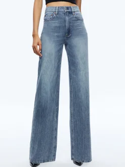 Alice and Olivia WEEZY FULL LENGTH JEAN SADIE LT VINTAGE BLUE*FEATURED SHOPS | FEATURED SHOPS | FEATURED SHOPS | FEATURED SHOPS | FEATURED SHOPS | CLOTHING | CLOTHING