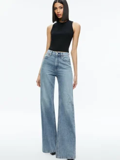 Alice and Olivia WEEZY FULL LENGTH JEAN SADIE LT VINTAGE BLUE*FEATURED SHOPS | FEATURED SHOPS | FEATURED SHOPS | FEATURED SHOPS | FEATURED SHOPS | CLOTHING | CLOTHING