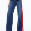 Alice and Olivia WEEZY SIDE STRIPE JEAN LOLA BLUE*FEATURED SHOPS | CLOTHING | CLOTHING