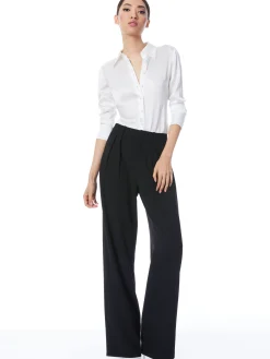 Alice and Olivia WILLA FITTED PLACKET TOP *FEATURED SHOPS | FEATURED SHOPS | CLOTHING