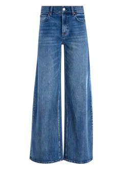 Alice and Olivia YARDLEY DENIM JACKET + TRISH MID RISE BAGGY JEAN *CLOTHING